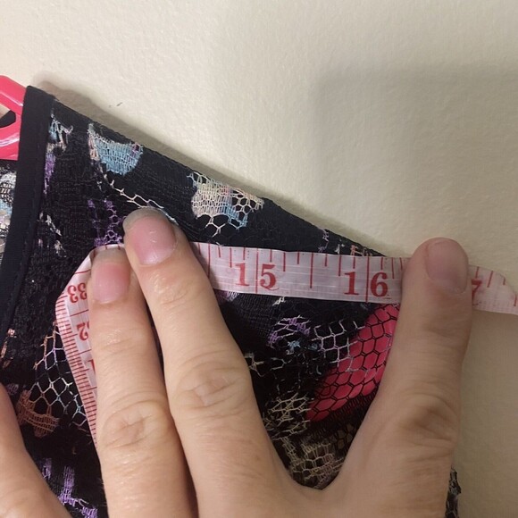 Free People Dress sz ?XS Boho Floral Lace Embroidered Cherry Blossom Min… - Picture 14 of 16